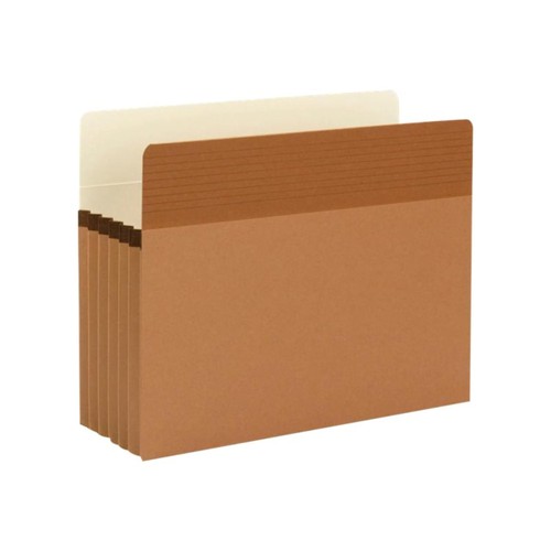 Easy Grip® File Pocket, Straight-Cut Tab, 5-1/4" Expansion, Letter Size, Redr... - Picture 7 of 8