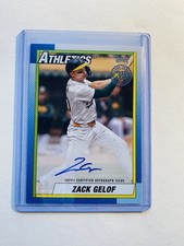 2025 Topps Update-#90B2-ZG Zack Gelof 1990 Auto