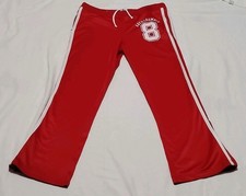 Vintage Y2K Abercrombie Fitch Track Pants Zipper Pockets Side Stripe L