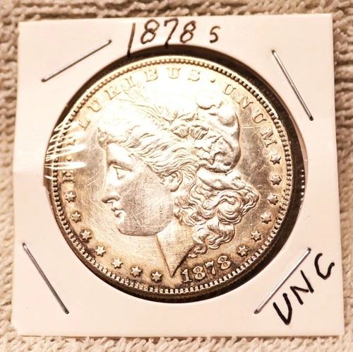 1978s BU MORGAN SILVER DOLLAR UNC MS