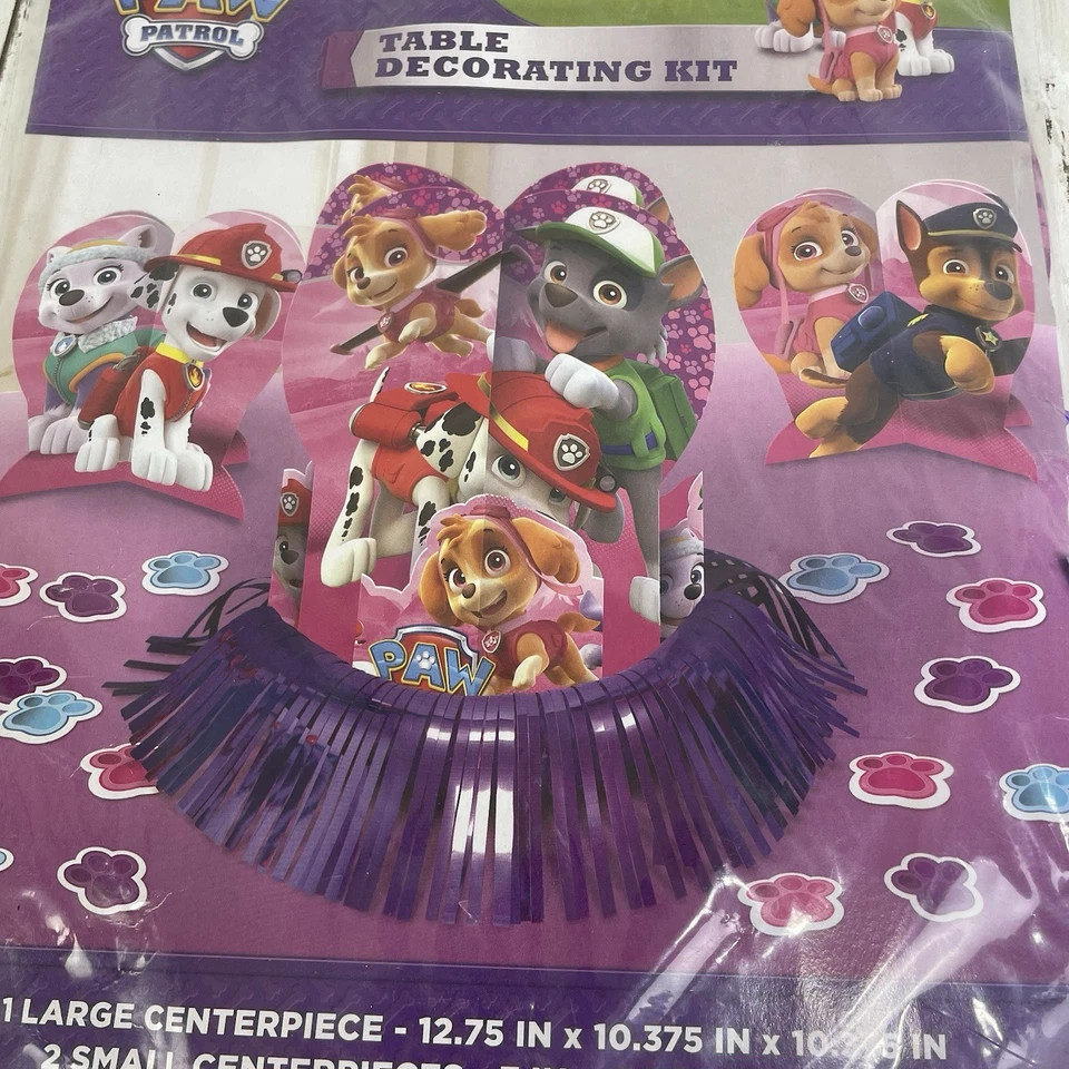 Kit de centros de mesa Paw Patrol - Nuevo Foto 2 de 4