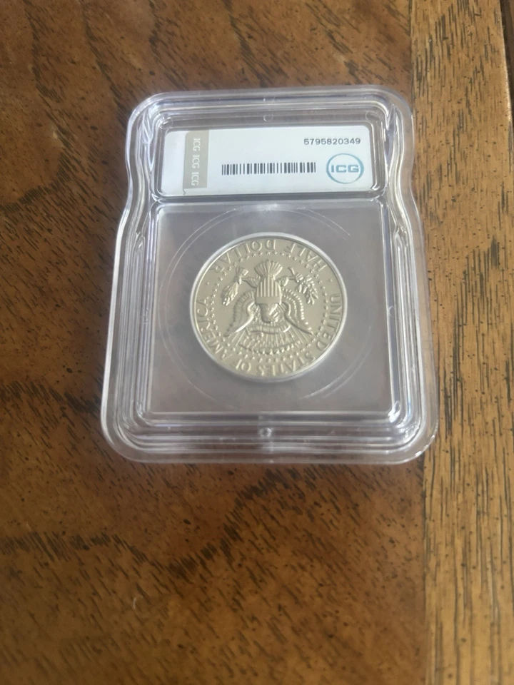 1987 - D Kennedy Half Dollar Graded Ms 67+ Icg - Image 2 of 2