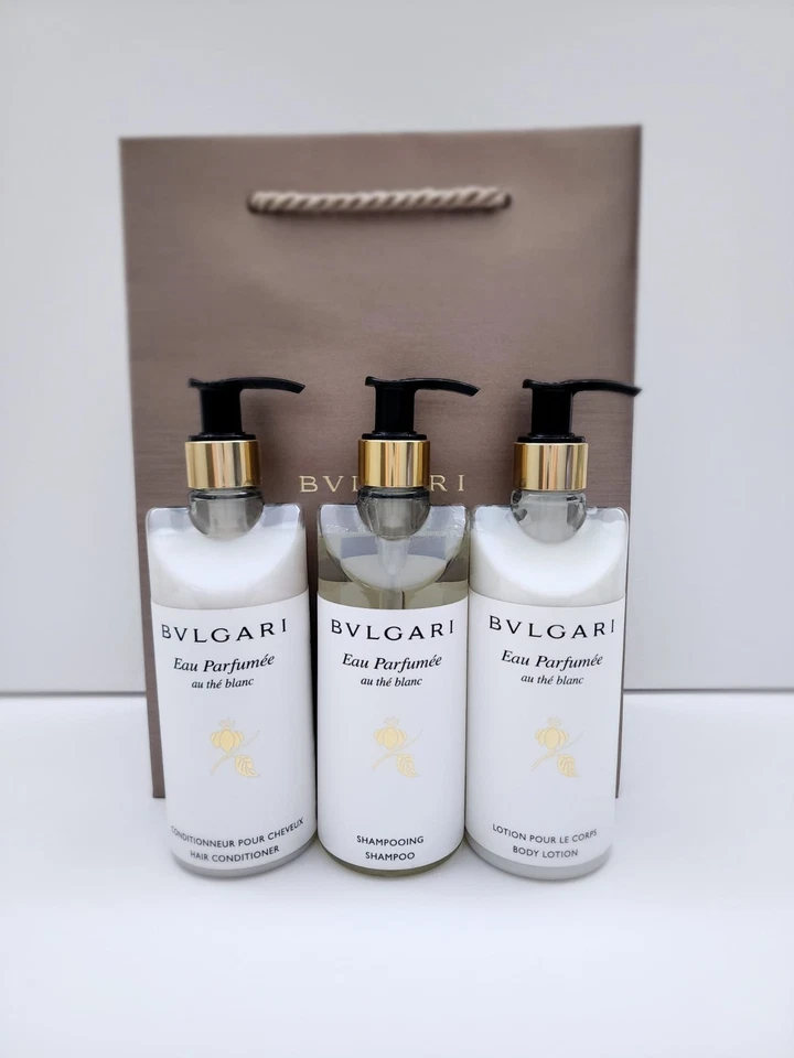 BVLGARI Shampoo , Hair Conditioner, Body Lotion White Tea au the Blanc 300ml New - Image 2 of 4