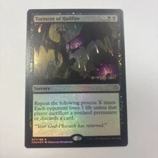 Torment of Hailfire NM MTG Hour of Devastation Promo FOIL July 2017 77 / 199