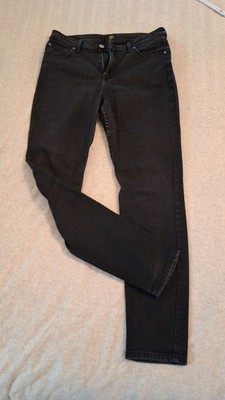 Lee Scarlett High Jeans Damen Skinny Schwarz W32L33 HighWaist Stretch Slim Fit