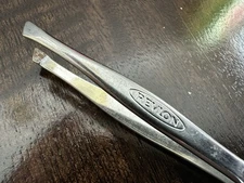 Vintage Revlon Slanted Tip Deluxe Tweezer Rare 3.5"