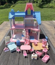 Vintage 1991 Playskool Grand Victorian Dollhouse W Accessories Working Grill Vintage 1991 Playskool Grand Victorian Dollhouse W Accessories Working Grill