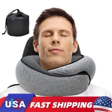 Memory Foam Neck Travel Pillow, Ergonomic Compact Comfort Pillow for Travel Use