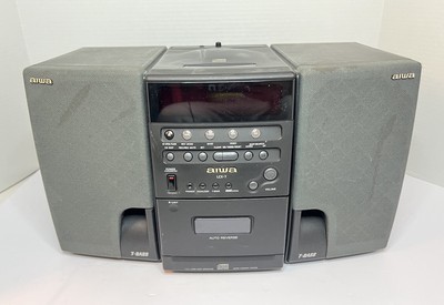 Aiwa CX-L7U Digital Audio Compact Disc Stereo System w/ SX-L7 Speakers Untested