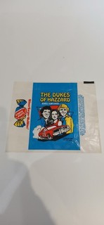 Vintage 1980 The Dukes Of Hazzard Bubble Gum Wrapper