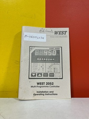 West Instruments 2052 WEST 2052 Controller Installation and Operating Instructions | eBay
