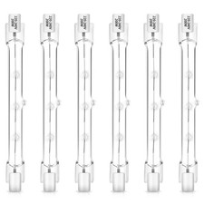 Image of Blakapoo 5 Packs Linear R7s Halogen Bulb 118mm 200W Dimmable 230V 2000LM Warm