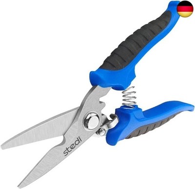 stedi Mehrzweck-Schwerlastschere, Edelstahlschere mit hohem Kohlenstoffgehalt,