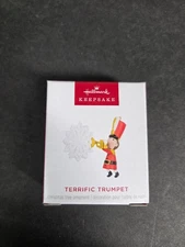 2024 Hallmark Keepsake TERRIFIC TRUMPET MINI Ornament-NEW IN BOX