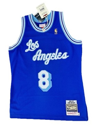 KOBE BRYANT BLUE JERSEY MITCHELL NESS HARDWOOD CLASSICS SIZE 44 L