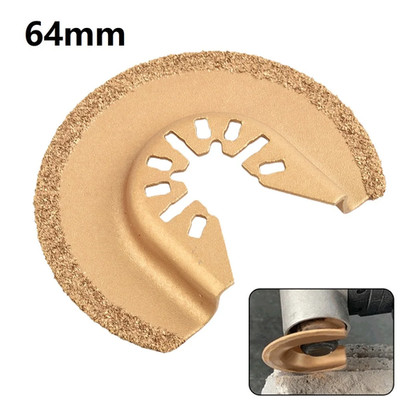 Quick Change Oscillating Multi Tool Saw Blade 64Mm Half Circle Diamond Cutting D