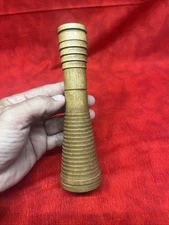 VINTAGE DIXIE WOODEN BOBBIN SEWING TEXTILE SPOOLS INDUSTRIAL