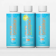 Pure Brazilian Mini Salon Kit CLEAR SOLUTION 3-Piece