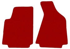 Basic Front Fußmatten Rot für Audi 80 B4 cabrio Recaro GIS 1991-2000 Automatten