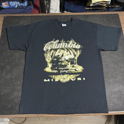 Goldwing Honda Columbia Missouri Shirt Black Biker West Coast Choppers Vintage
