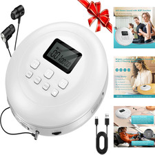 Tragbarer CD Player HiFi Discman mit LCD-Display