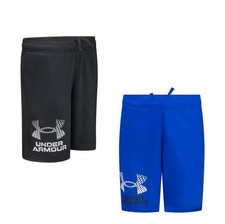 NEW BOY UNDER ARMOUR PULL ON TECH LOGO MOISTURE WICKING SHORT 1383333 VARIETY