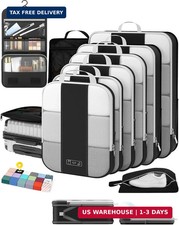 Packing Cubes Set 10pcs Compression Travel Expandable Organizers