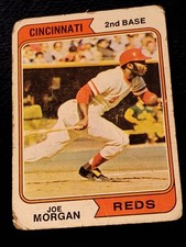 1974 Topps Baseball - #85 Joe Morgan - Cincinnati Reds Poor Condition 