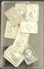 10 Silver 1 Gram Bars .999 Fine In Plastic CapsulesLot of 10