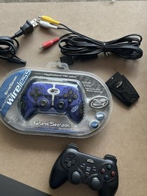 Sony PS2 Fat Console Bundle SCPH-30001 + Sealed GameShark Wireless + DBZ Sagas