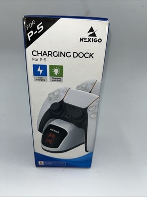 Nexigo P-5 Charging Dock for PS-5 Game Controllers, 2 Slots