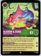 Aladdin  Genie Mischievous Pals 59/204 Attack of the Vine Disney Lorcana