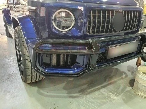 2025 G63 W465 STYLE FRONT BUMPER INSERT VENTS FOR MERCEDES BENZ W464 G63 19 - 24 - Image 4 of 4