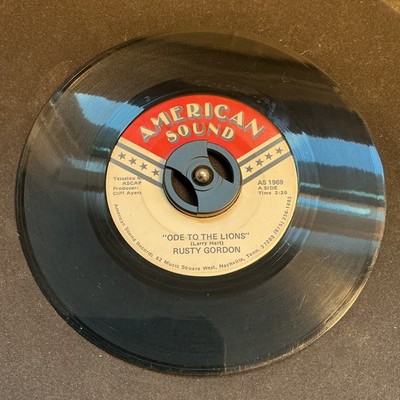 Rusty Gordon 45RPM  Ode To The Lions  NASA Space Shuttle Wake Up/Penn State 7 