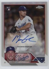 2023 Topps Chrome Update Auto Refractor 480/499 Michael Grove #AC-MGR Auto 18j9