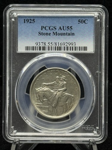1925 Stone Mountain Commemorative Half Dollar AU55 PCGS