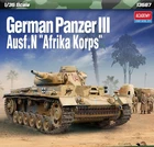 1/35 German Panzer III Ausf.N "Afrika Korps" #13567 ACADEMY MODEL HOBBY KITS