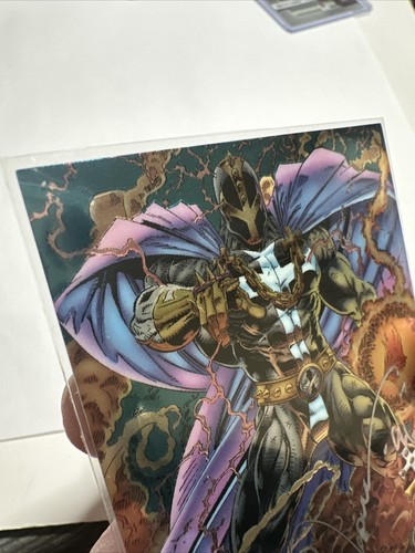 1996 Spawn Chromium Redeemer Card #69 Signed By Greg Capullo Comic Con - Picture 3 of 4