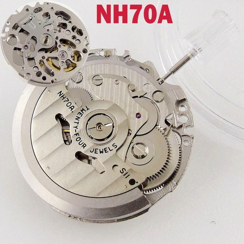 NH70/NH70A Hollow Automatic Watch Movement 21600 BPH 24 Jewels High  Accuracy | eBay
