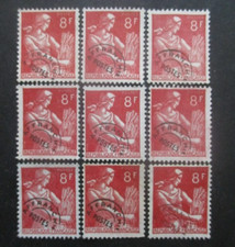 FRANCE Préoblitéré N°108 X 9 sans gomme