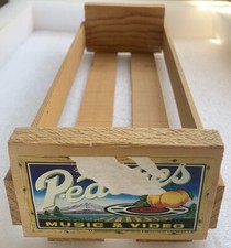 Peaches Wood Cassette Tape Box Case