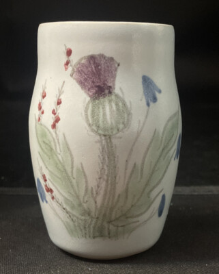Buchan Thistleware Portobello 4  Vase EUC