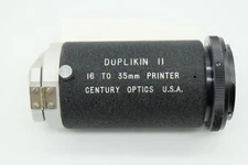 CENTURY Precision Optics Duplikin II 16mm to 35mm Film Freeze Frame Optics