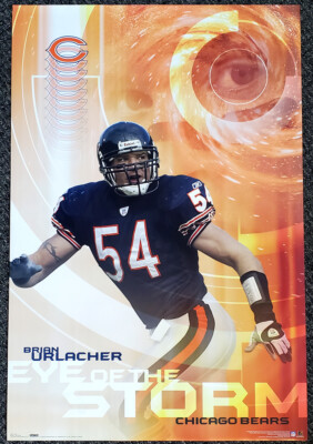 Brian Urlacher EYE OF THE STORM (2003) Chicago Bears NFL Action