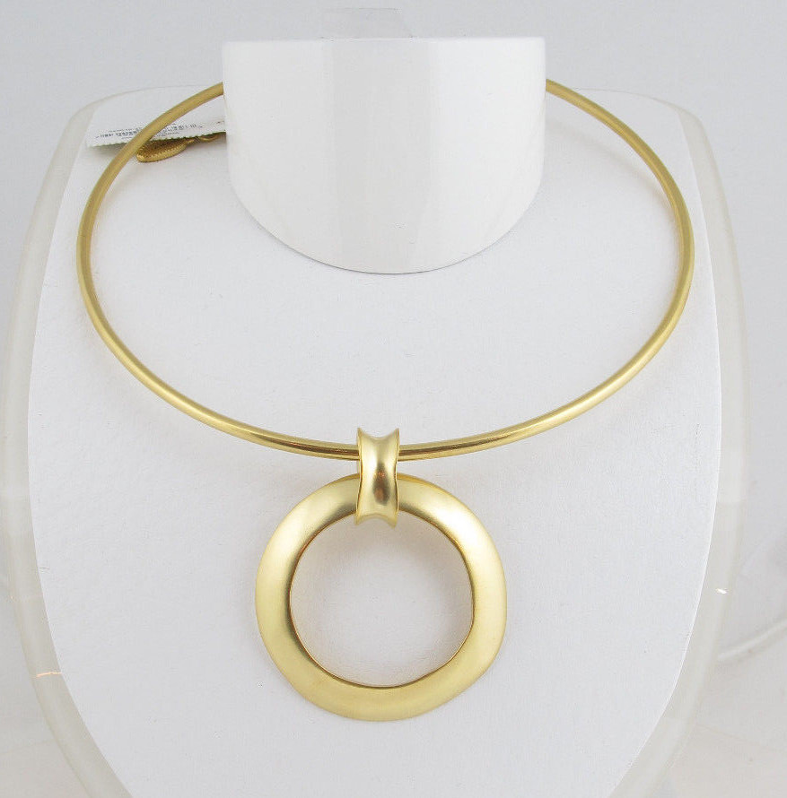 T Tahari Concave Pendant Necklace, 17 