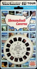 RARE Shenandoah Caverns Virginia 3d View-Master 2 Reel Packet 1987 NEW SEALED