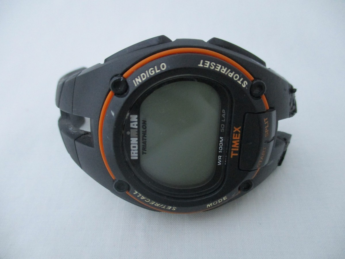 Timex Ironman Triathlon Shock Solar Power Mens Watch 41mm Digital Black 50 Lap Timex Ironman Triathlon Shock Digital Watch Black 200M 30  main image 3