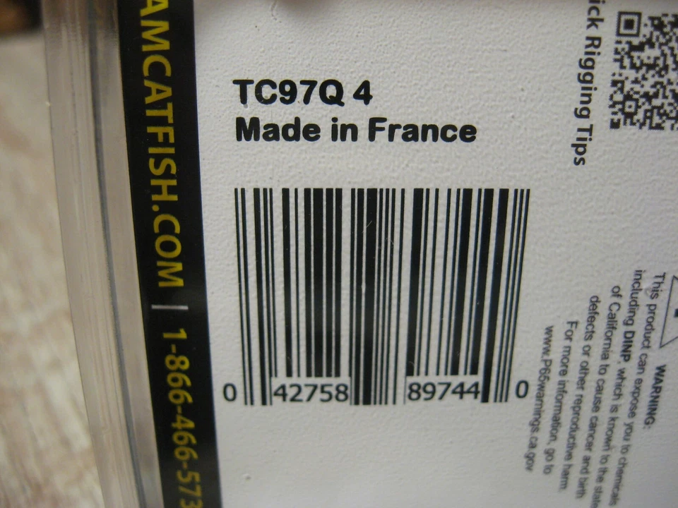 2 Packs Team Catfish Dip Tubes & Size 4 Titan Treble Fish Hooks TC97Q - Image 3 of 4