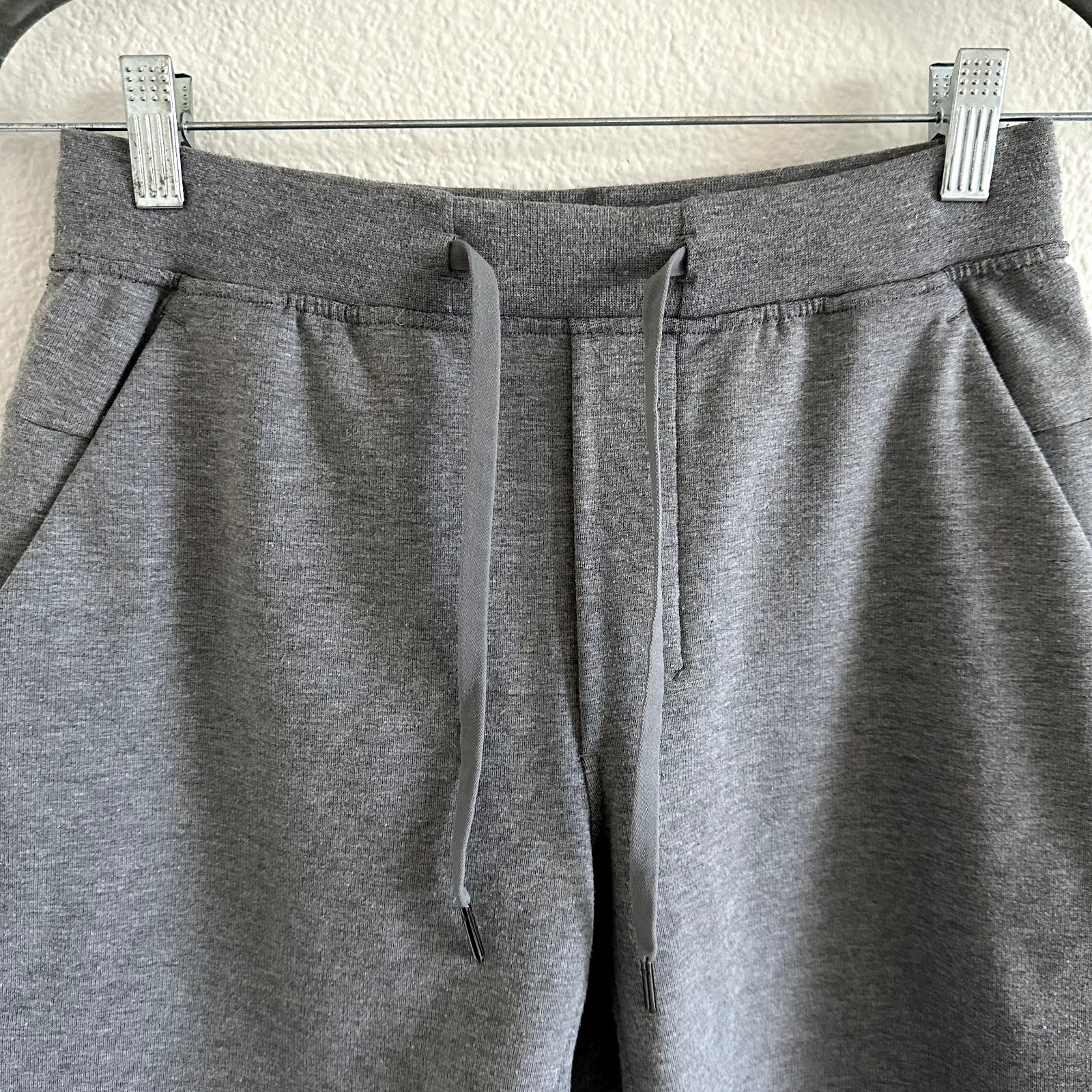 Lululemon Solid Light Gray Drawstring Elastic Wai… - image 2