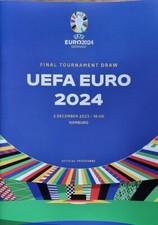 EURO 2024 DRAW PROGRAMME GERMANY ENGLAND WALES SCOTLAND NETHERLANDS FRANCE ITALY